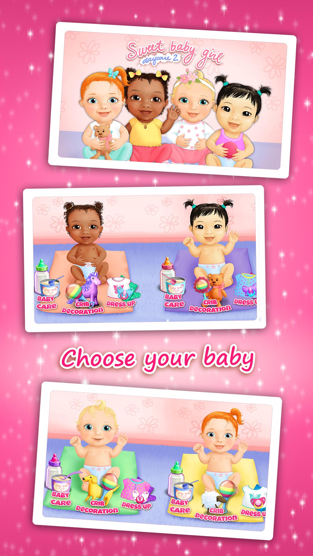 Android application Sweet Baby Girl - Daycare 2 screenshort