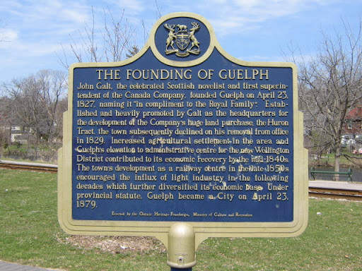 John Galt, the celebrated Scottish novelist and first superintendent of the Canada Company, founded Guelph on April 23, 1827, naming it "in compliment to the Royal Family". Established and heavily...