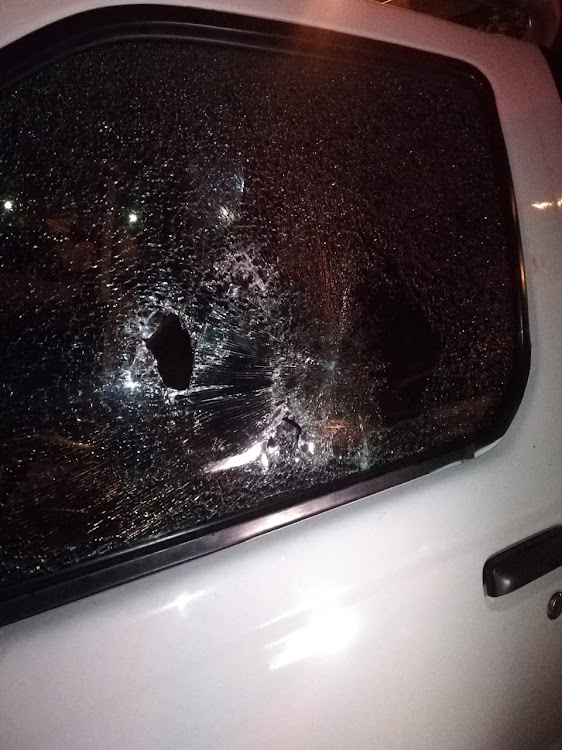 A man pulled a woman from a vehicle after the Global Citizen Festival concert on Sunday, December 2 2018, and smashed the car's windows with her shoe.
