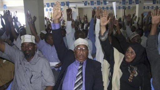 Somali legislators