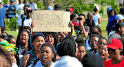 University students protest against rape.  Violence against women is on the rise in our country while stereotype are perpetuated by ill-constructed messaging. 