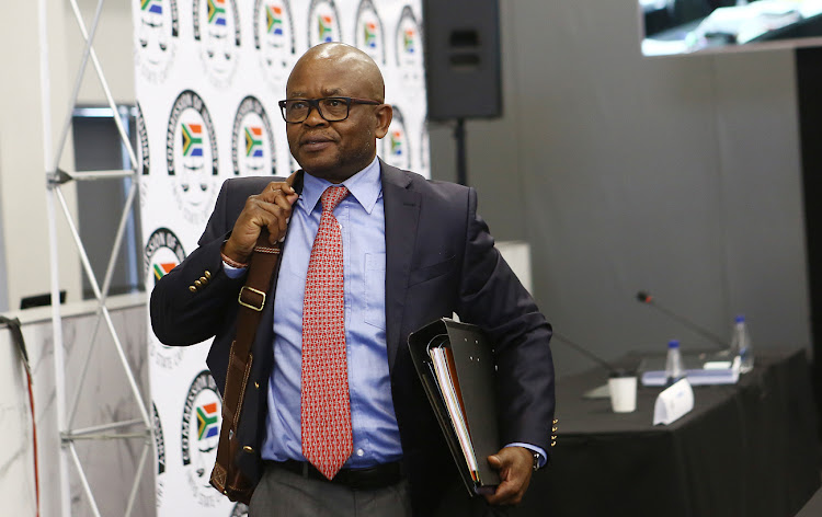 Themba Maseko during a previous appearance at the state capture inquiry.