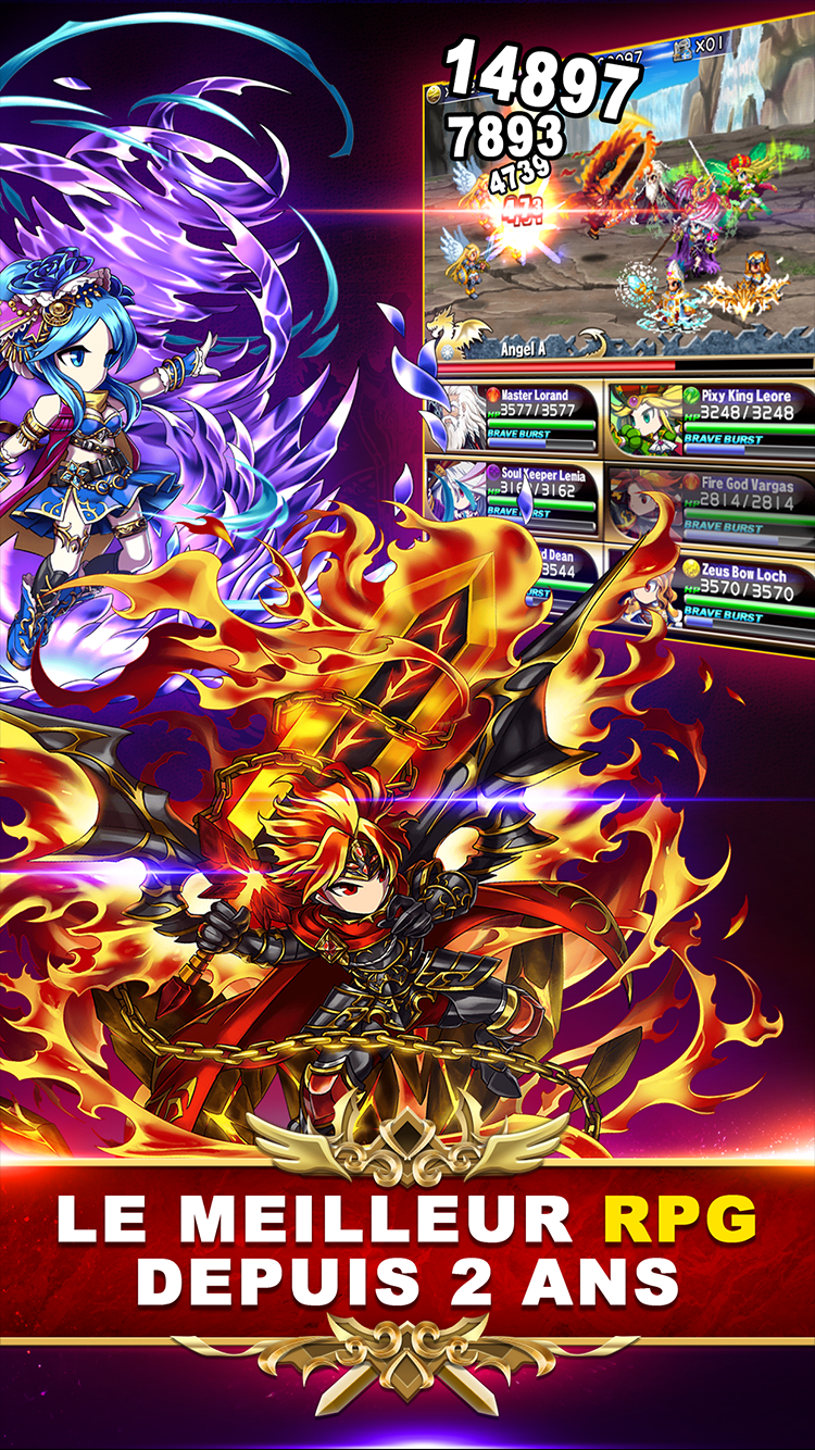 Android application Brave Frontier RPG screenshort