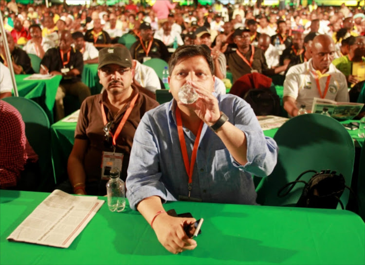 Atul Gupta and Rajesh Gupta at the ANC's elective conference on December 17, 2012 in Mangaung, South Africa. Picture credits: Gallo Images