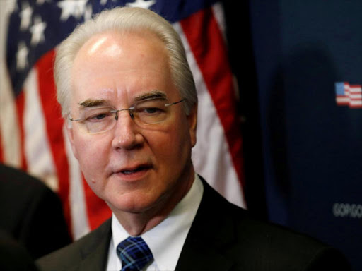 US Health and Human Services Secretary Tom Price speaks about efforts to repeal and replace Obamacare and the advancement of the American Health Care Act on Capitol Hill in Washington, US, March 17, 2017. /REUTERS