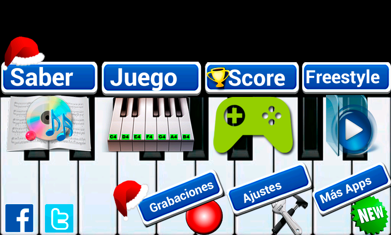 Android application Real Piano Teacher screenshort