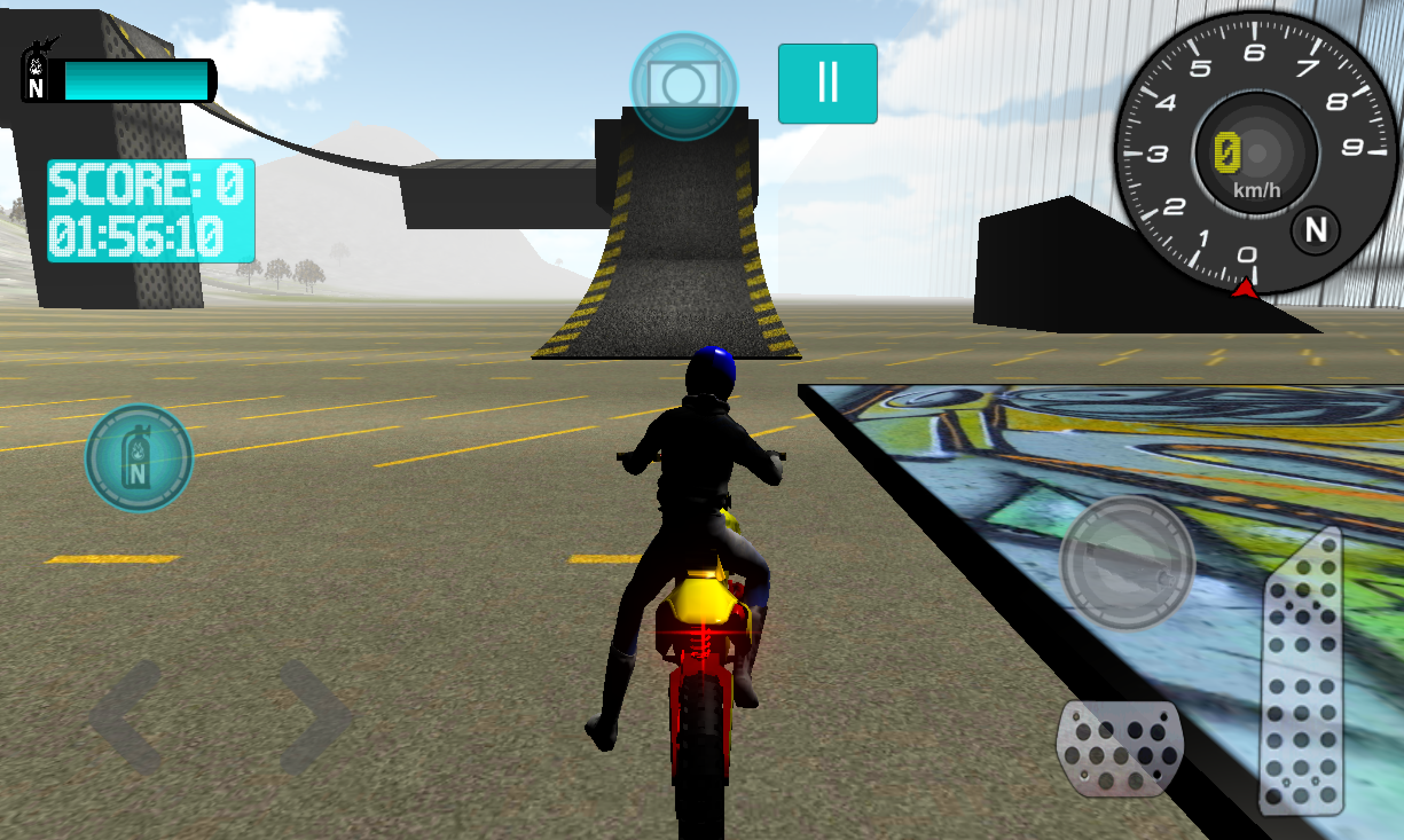 Android application Motocross Fun Simulator screenshort