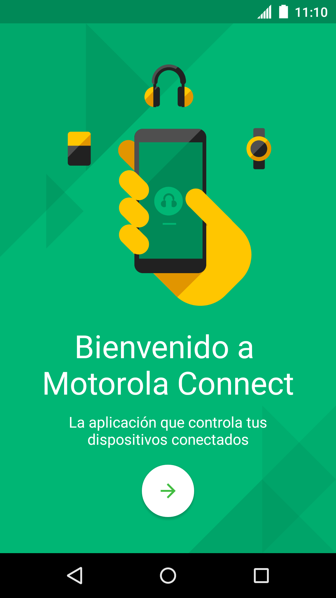 Android application Motorola Connect screenshort