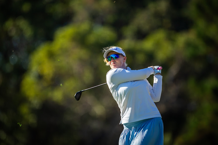 Kylie Henry has a three-shot lead going into the final day of the Standard Bank Open in Cape Town. Picture: Troy Winfield/Sunshine Tour