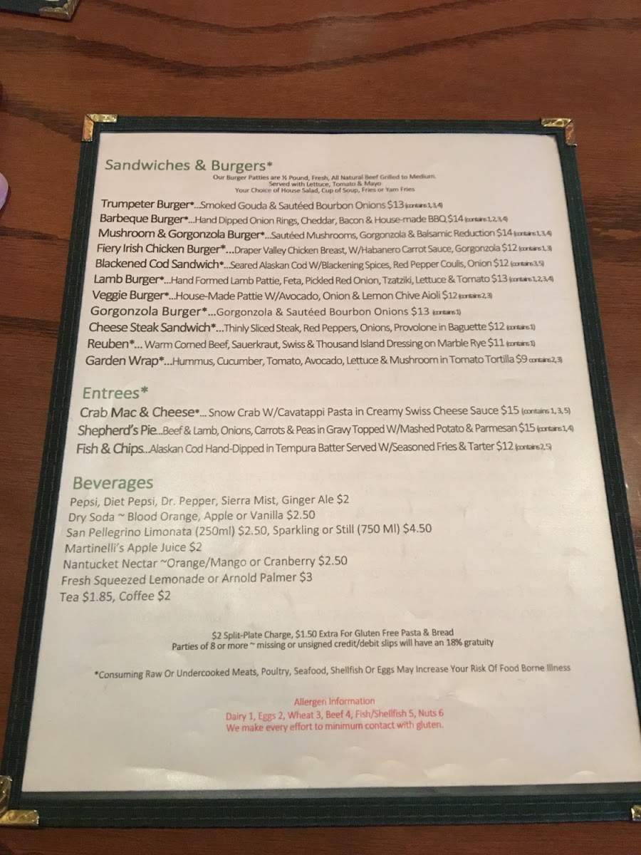 Side 2 of Menu