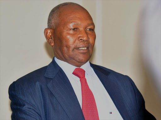 Kipchoge Keino NOCK Chairman at media brief. Photo/FILE