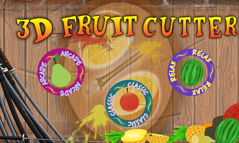 Android application 3D Fruit Cutter screenshort