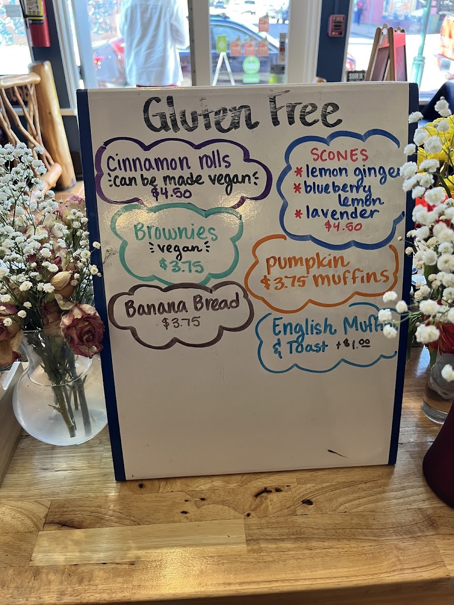 Bluegrass Grill gluten-free menu