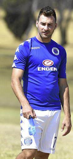 SuperSport United player Bradley Grobler.