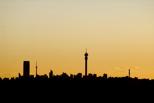 A file photo of the Johannesburg skyline.