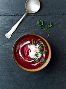 Beetroot soup is divine served hot or cold.