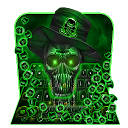 ダウンロード Magical Black Green Skull Gravity Keyboar をインストールする 最新 APK ダウンローダ