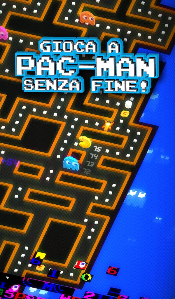 Android application PAC-MAN 256 - Endless Maze screenshort