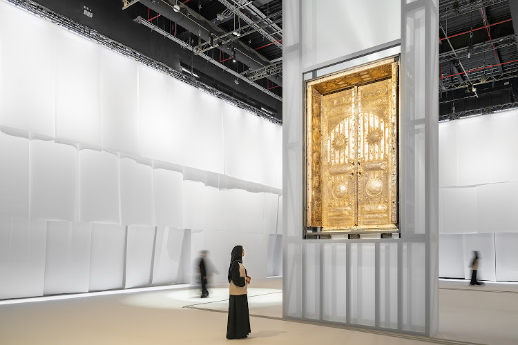 The Door to Awwal Bait at the Islamic Arts Biennale.