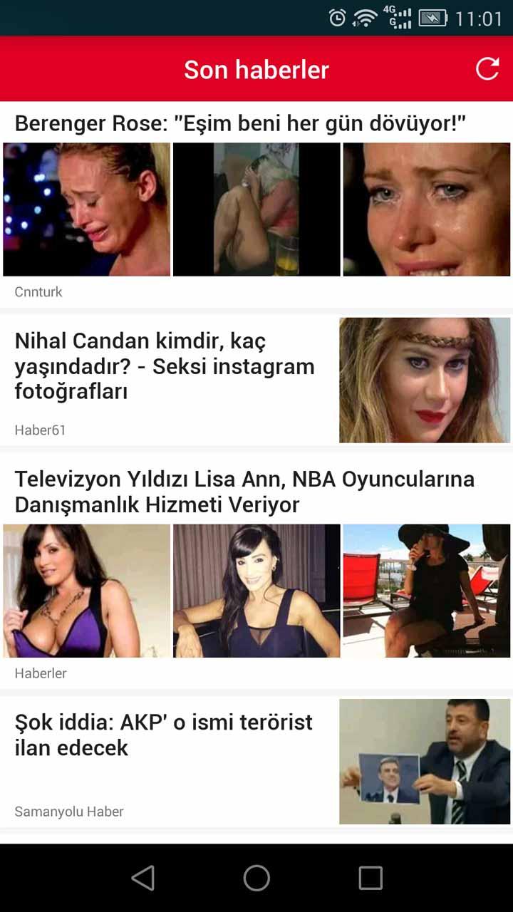 Android application Son Haberler- Son Dakika Haber screenshort