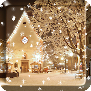 Download 2017 Christmas snow night live wallpaper For PC Windows and Mac