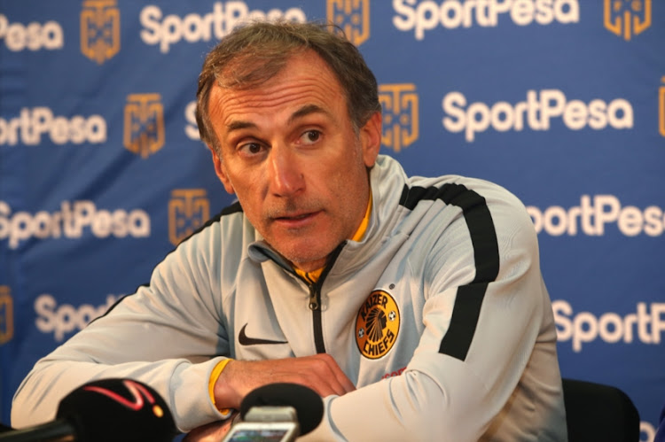 Kaizer Chiefs coach Giovanni Solinas during the post match press conference after the Absa Premiership match between Cape Town City FC and Kaizer Chiefs at Cape Town Stadium on September 15, 2018 in Cape Town, South Africa.