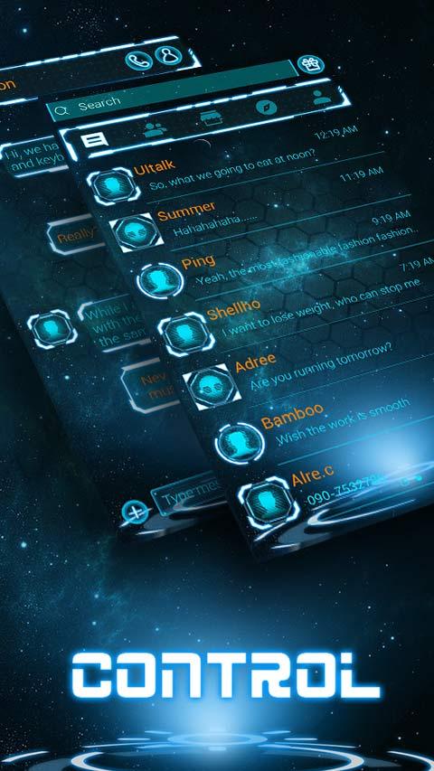 Android application (FREE) GO SMS CONTROL THEME screenshort