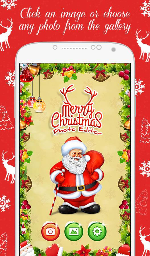 Android application Merry Christmas Photo Editor screenshort