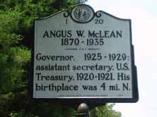 Governor, 1925-1929, assistant secretary, U.S. Treasury, 1920-1921. His birthplace was 4 mi. N.Plaque via North Carolina Highway Historical Marker Program, and is used with their permission. Full...
