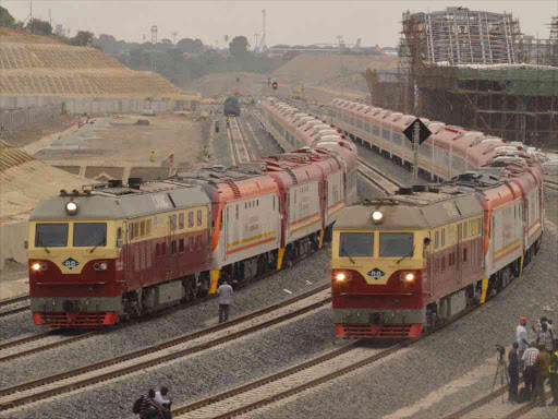 SGR miritini station in Mombasa. /JOHN CHESOLI