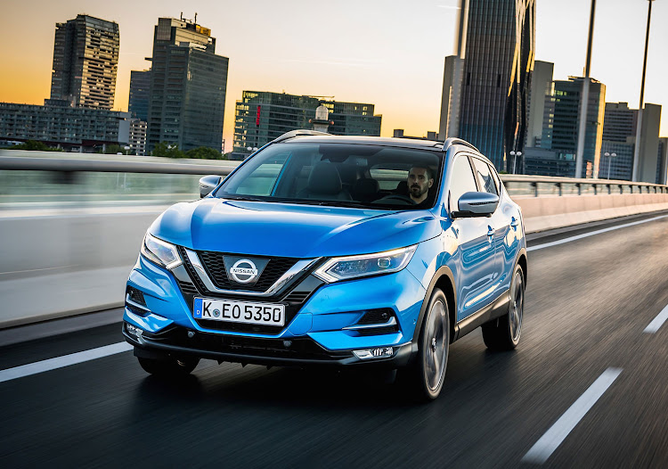 The Nissan Qashqai still outsells any D-segment sedan in Europe (picture shows the 2018 Qashqai)