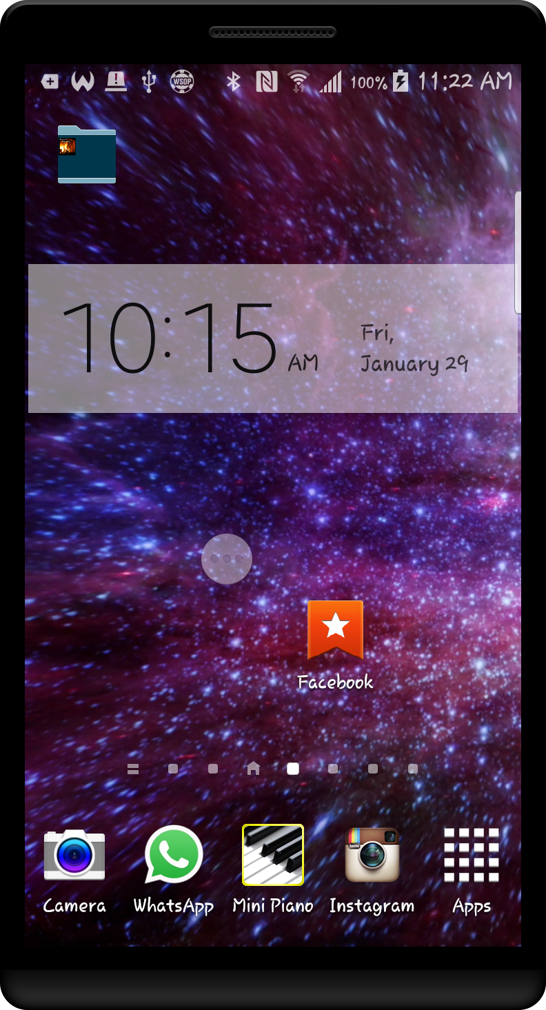 Android application Amazing Galaxy HD LWP screenshort