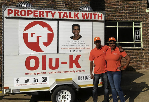 Olu Khonjwayo uses her Property Talk with Olu K platform to educate and empower stokvels members on how to purchase property. With her assistant Mpho Maphosa