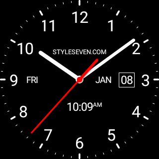 Android application Analog Clock AW-7 PRO screenshort