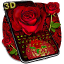 ダウンロード 3D Red Rose Keyboard をインストールする 最新 APK ダウンローダ