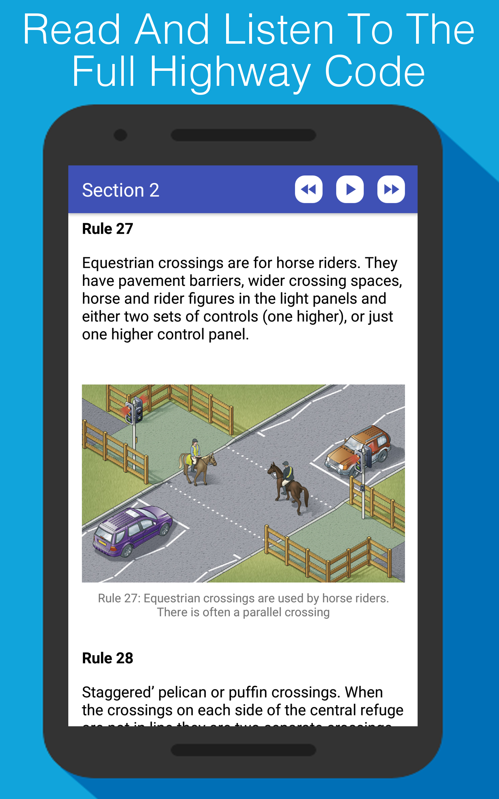 Android application The Highway Code 2017 - UK screenshort