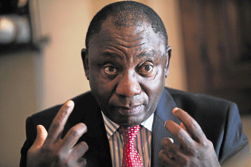 ANC deputy president Cyril Ramaphosa. File photo.