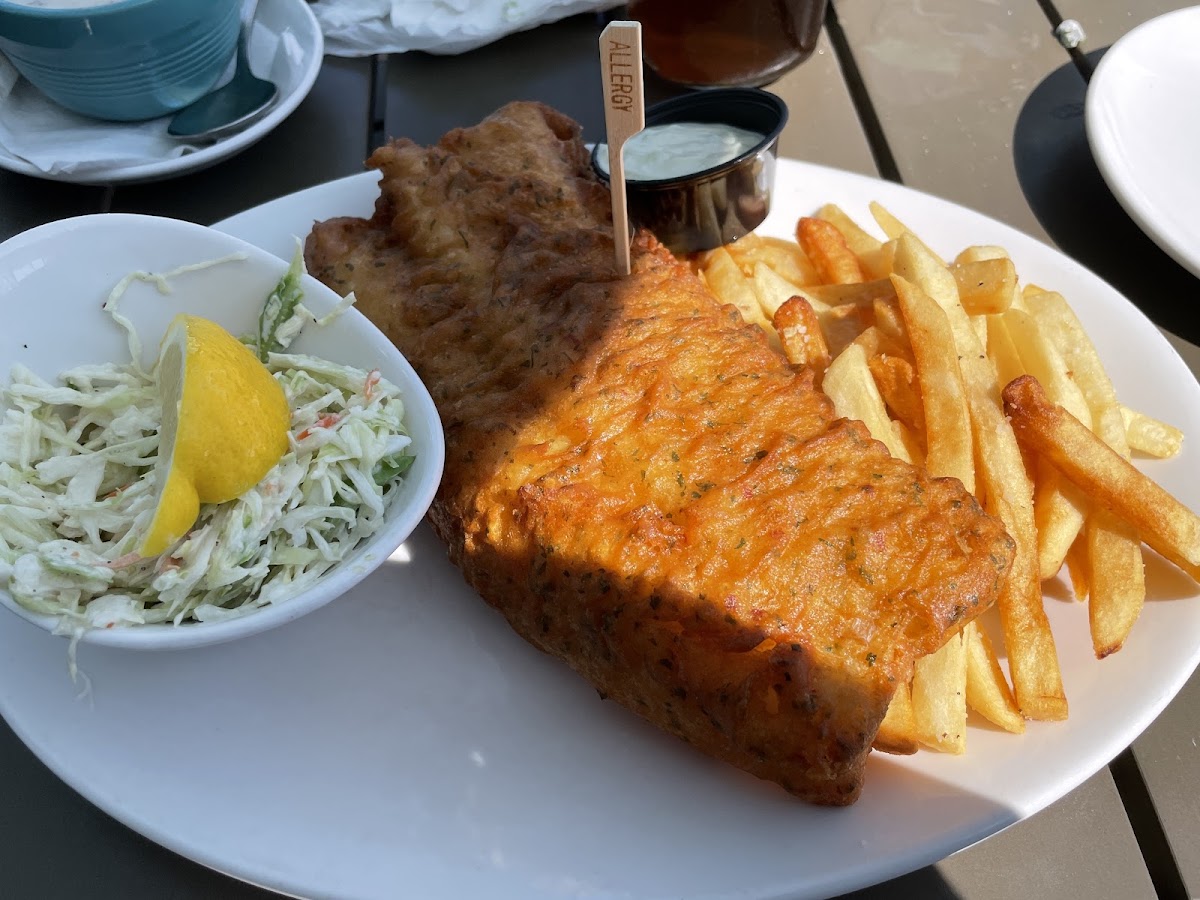 Gluten free fish and chips