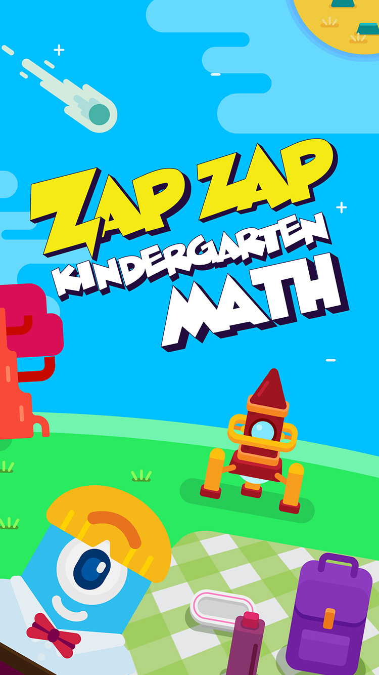 Android application Zap Zap Kindergarten Math screenshort