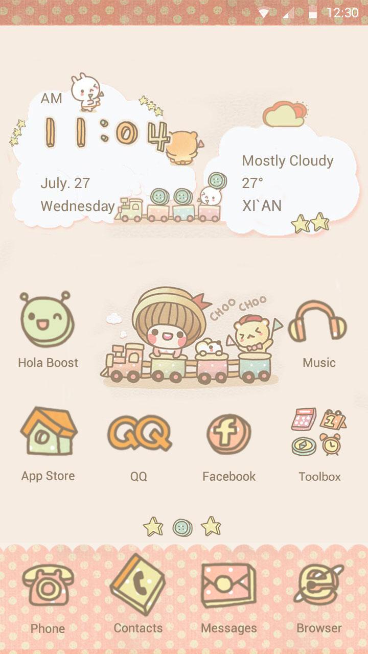 Android application Choo Choo Train - Hola Theme screenshort