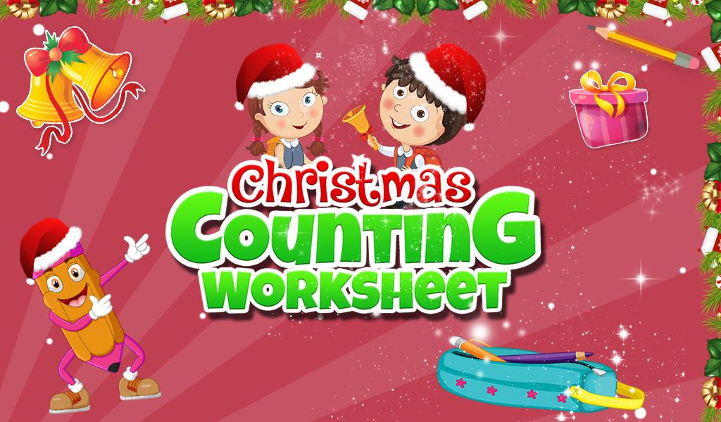Android application Christmas Counting Worksheet screenshort