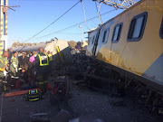 File photo: Joburg train crash. Picture credit: @MedixGauteng