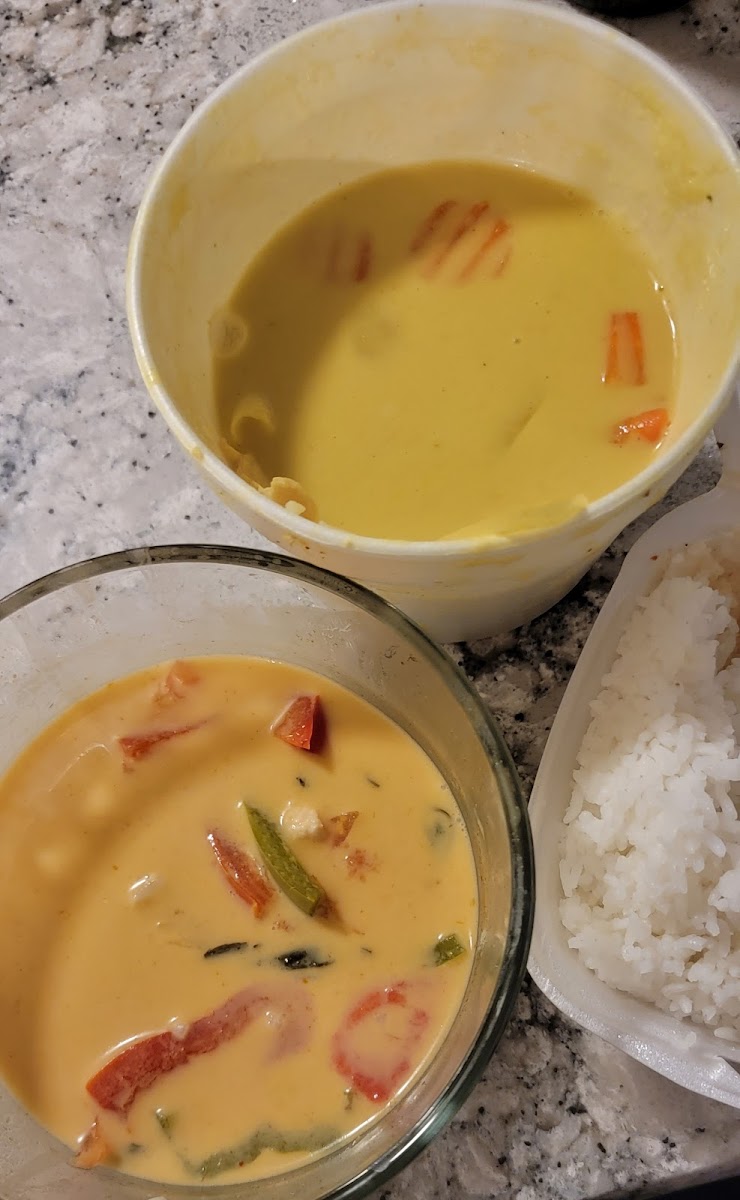 Pineapple and Yellow curry