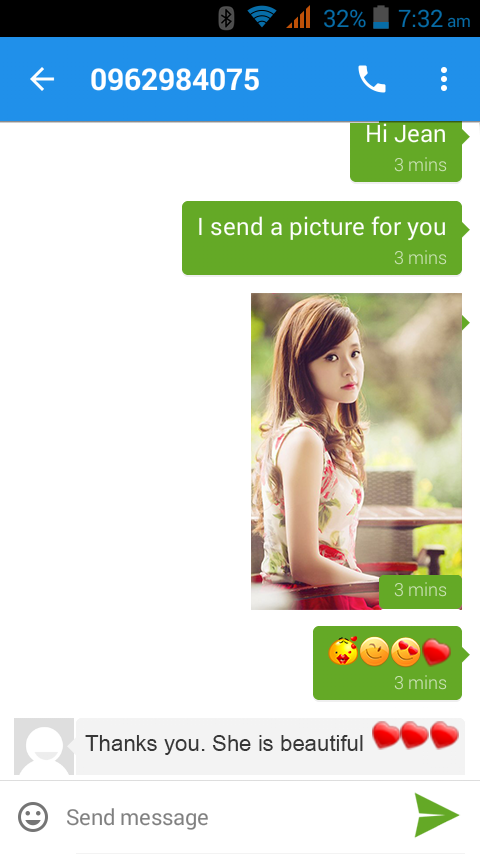 Android application Messaging SMS screenshort