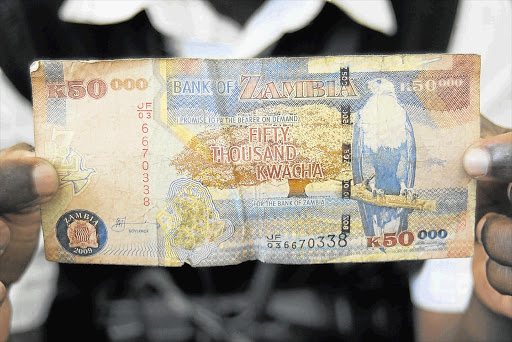 SHOCK PROOF: The Zambian government will rebase its kwacha currency by lopping off three zeros and raising commercial bank capital requirements to make them more resilient to economic shocks