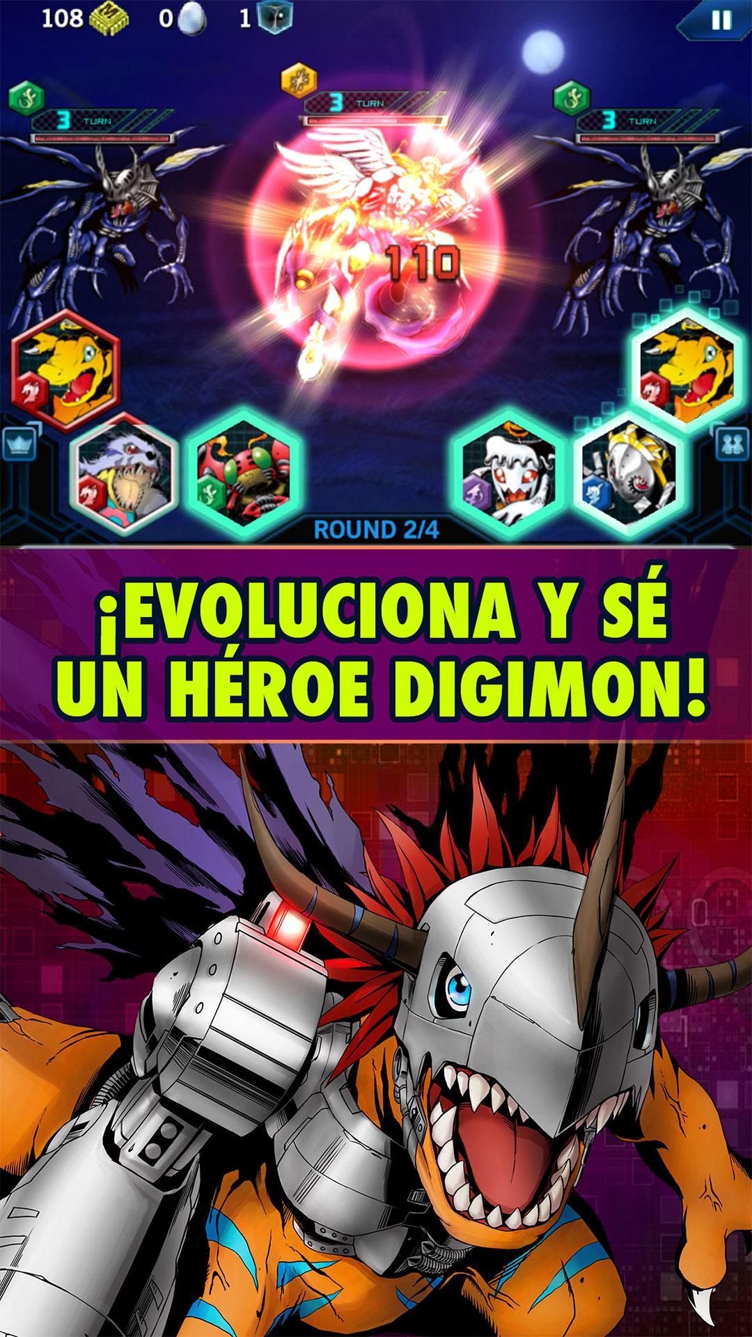 Android application Digimon Heroes! screenshort