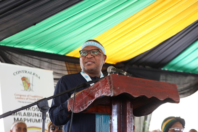 ANC SG Fikile Mbalula delivers a memorial lecture in honour of Inkosi Mhlabunzima Maphumulo