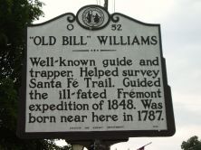 Well-known guide and trapper. Helped survey Santa Fe Trail. Guided the ill-fated Fremont expedition of 1848. Was born near here in 1787.Plaque via North Carolina Highway Historical Marker Program,...