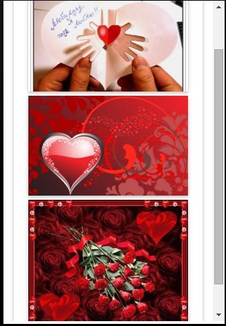 Android application Greetings Cards - love screenshort