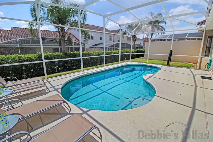 Take a dip in your own private pool on the gated Davenport community of Tuscan Hills